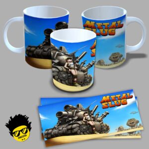 Caneca de porcelana na forma do Metal Slug (Modelo 01) 325ml Aaa