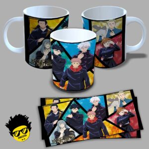 Caneca de porcelana na forma do Jujutsu Kaisen (Modelo 01) 325ml Aaa