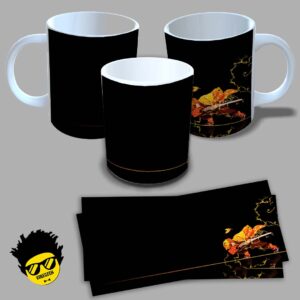 Caneca de porcelana na forma do Kimetsu no Yaiba (Modelo 01) 325ml Aaa