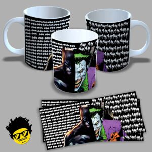 Caneca de porcelana na forma do Batman (Modelo 01)