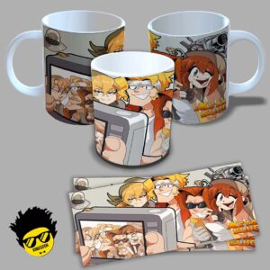 Caneca de porcelana na forma do Metal Slug (Modelo 01) 325ml Aaa