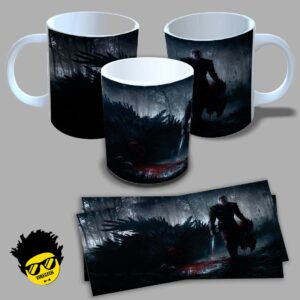 Caneca de porcelana na forma do The Witcher (Modelo 01) 325ml Aaa