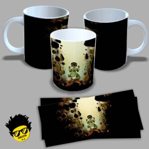 Caneca de porcelana na forma do Avatar (Modelo 03) 325ml Aaa