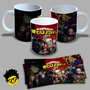 Caneca de porcelana na forma do Boku no Hero Academia (Modelo 03) 325ml Aaa