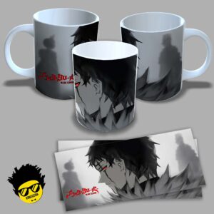 Caneca de porcelana na forma do Black Clover (Modelo 04) 325ml Aaa