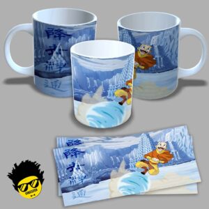 Caneca de porcelana na forma do Avatar (Modelo 04) 325ml Aaa