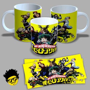 Caneca de porcelana na forma do Boku no Hero Academia (Modelo 04) 325ml Aaa