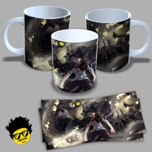 Caneca de porcelana na forma do Black Clover (Modelo 05) 325ml Aaa
