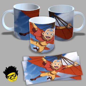 Caneca de porcelana na forma do Avatar (Modelo 06) 325ml Aaa