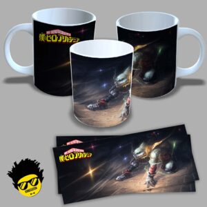 Caneca de porcelana na forma do Boku no Hero Academia (Modelo 06) 325ml Aaa