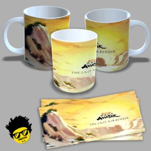 Caneca de porcelana na forma do Avatar (Modelo 07) 325ml Aaa
