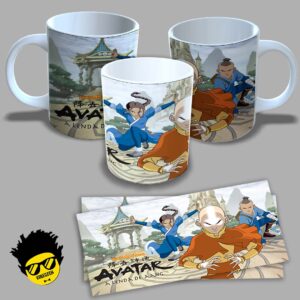 Caneca de porcelana na forma do Avatar (Modelo 08) 325ml Aaa