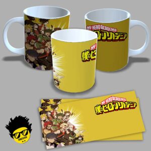 Caneca de porcelana na forma do Boku no Hero Academia (Modelo 08) 325ml Aaa