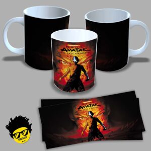 Caneca de porcelana na forma do Avatar (Modelo 09) 325ml Aaa