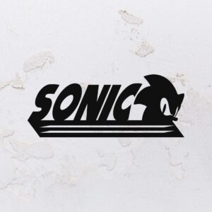 Display de mesa na forma do Sonic em MDF (Modelo 01)