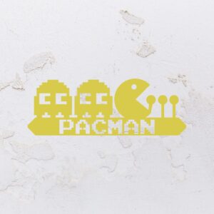 Display de mesa vazado na forma do Pacman em MDF (Modelo 01)