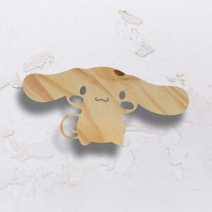 Tábua para petiscos na forma da Hello Kitty em Pinus (Modelo 04)