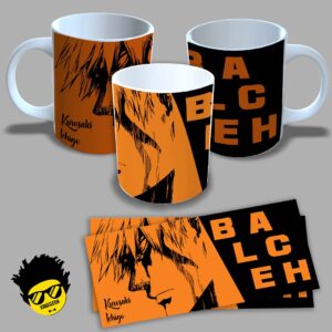 Caneca de porcelana na forma do Bleach (Modelo 02) 325ml Aaa