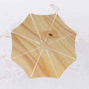 Tábua para petiscos na forma do Resident Evil em Pinus (Modelo 01)