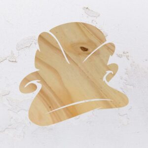 Tábua para petiscos na forma do Super Patos em Pinus (Modelo 01)