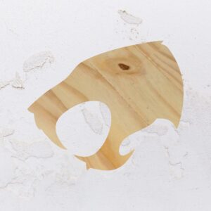 Tábua para petiscos na forma do Thundercats em Pinus (Modelo 01)