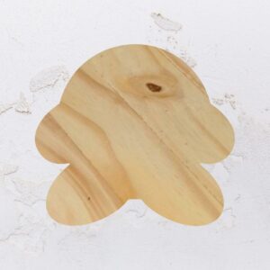 Tábua para petiscos na forma do Kirby em Pinus (Modelo 01)