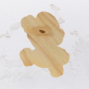 Tábua para petiscos na forma do Super Mario em Pinus (Modelo 01)