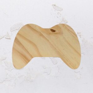 Tábua para petiscos na forma de um Joystick em Pinus (Modelo 01)